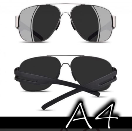 نظارة شمسية بتقنية Hd polarized رجالية رسمية A4