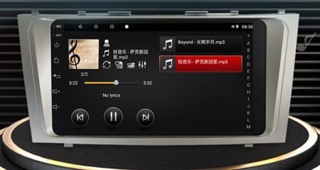 شاشة اندرويد تدعم كار بلاي للكامري 2007-2011