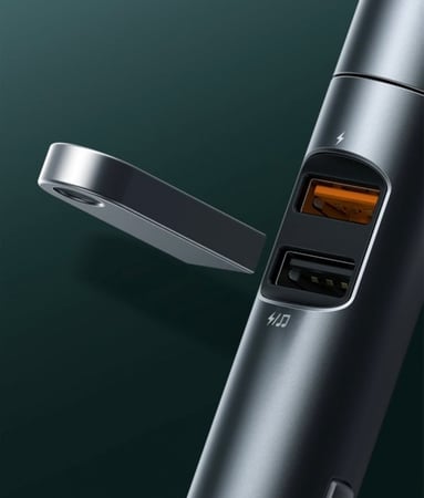 شاحن سيارة سريع وقطعة بلوتوث 2 في 1