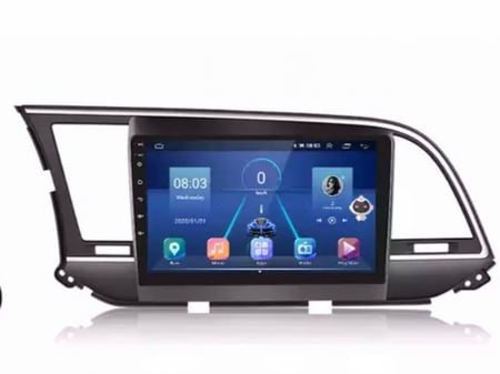 شاشة اندرويد تدعم كار بلاي لهونداي النترا 2016-2018