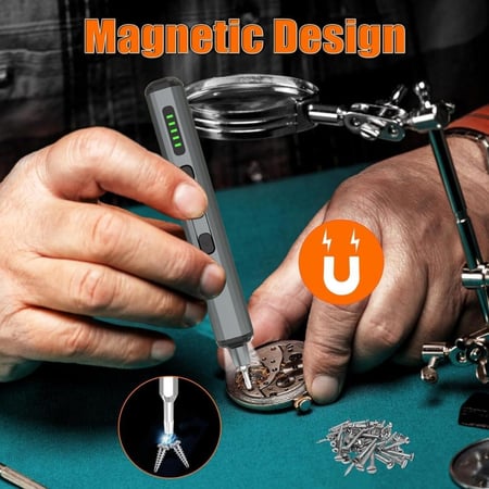 مجموعة مفكات براغي كهربائية دقيقة لاسلكية 68 لقمة في 1