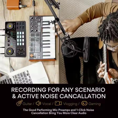 جهاز توزيع الصوت للبث والتسجيل