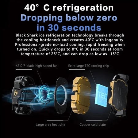 مروحة تبريد الهاتف من بلاك شارك