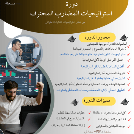 بكيج دورة العرض والطلب + دورة استراتيجيات المضاربة الاحترافية