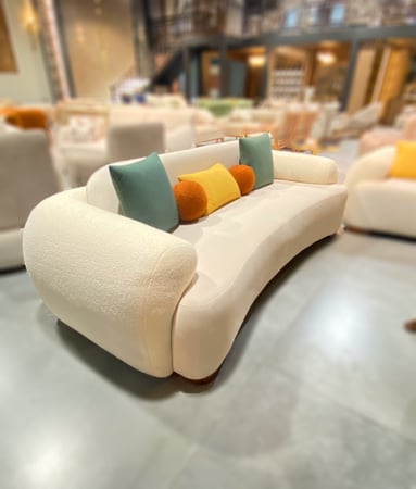 طقم كنب قماشي 8 مقاعد