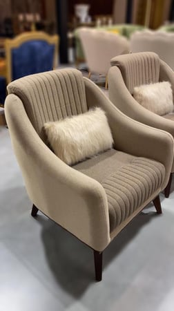 كنب بيج غامق -  الزحامي للأثاث