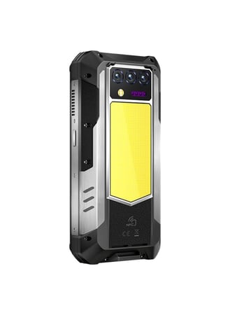 اوكيتل WP100 TITAN جوال ثنائي الشريحة يدعم تقنية 5G سعة 512 جيجابايت رام 16+32 جيجابايت اسود