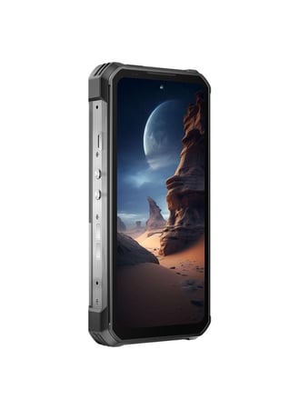 اوكيتل WP100 TITAN جوال ثنائي الشريحة يدعم تقنية 5G سعة 512 جيجابايت رام 16+32 جيجابايت اسود