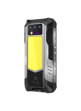 اوكيتل WP100 TITAN جوال ثنائي الشريحة يدعم تقنية 5G سعة 512 جيجابايت رام 16+32 جيجابايت اسود