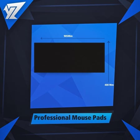 ماوس باد واي زد للمحترفين أسود  Professional YZ Mouse Pad Black