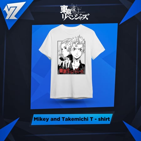 تي شيرت مايكي و تاكيميشي - Mikey & Takemichi T-shirt