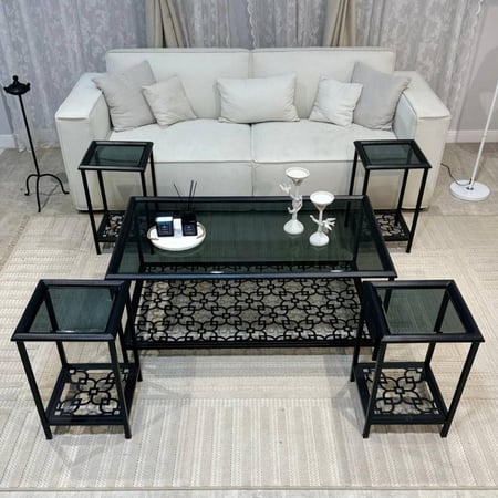 طقم طاولات ضيافه 5قطع