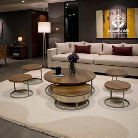 طقم طاولات ارضي-طقم طاولات