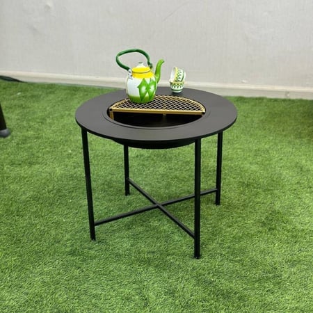 منقل ششوي حديد دائري