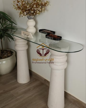 مدخل حجر بتصميم هندسي – فخامة خامة تليق بمداخل راقية