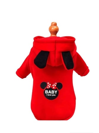 ملابس قطط وكلاب بتصميم ميني ماوس Disney ألوان ومقاسات متنوعة