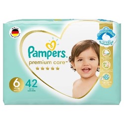 PAMPERS 6 PREMIUM CARE DIAPERS 42 PC’S