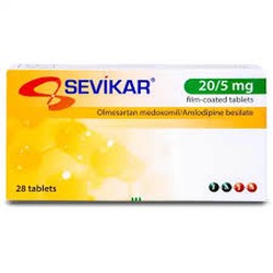 SEVIKAR 20/5 MG TAB