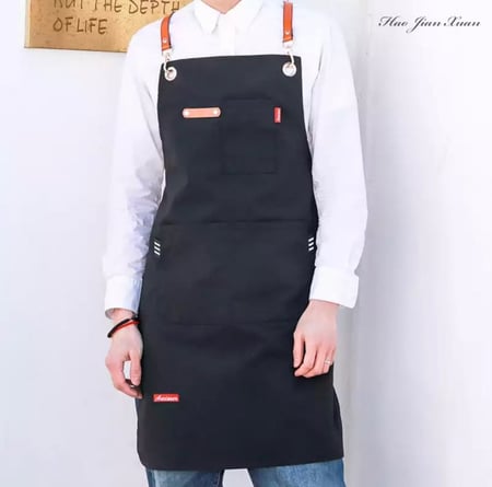 مريلة - ابرونز لون اسود