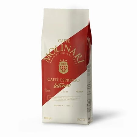 حبوب اسبريسو كلاسيكو روسو موليناري 1000 جم  |  Caffe Molinari Qualita Rosso Coffee 1000gm