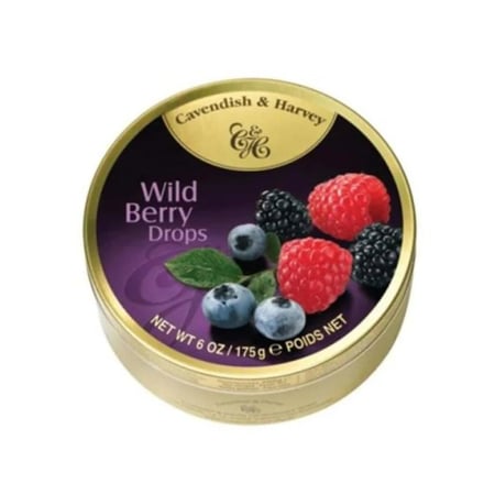 حلاوة توت بري كفندش اند هرفي 175 جم | Cavendish & Harvey Wild Berry Drops 175gm