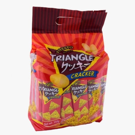 بسكوت مثلث روبيان / أعشاب بحرية / بطاطس دربن 24×14.5 جم  |  Derbn Potato Triangle Cracker 24