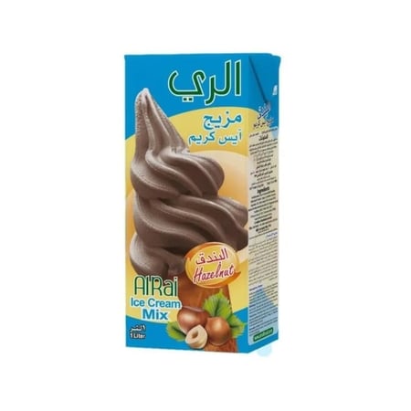 مزيج ايس كريم بندق الري 1 ل  |  Alrai Soft Mix Hazelnut Ice Cream 1L
