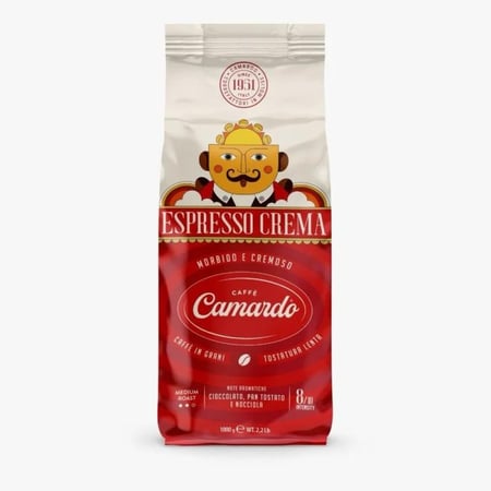 قهوة كماردو اسبريسو كريمة ايطالية 1 كجم  |  Caffe Camardo Espresso Crema 1kg