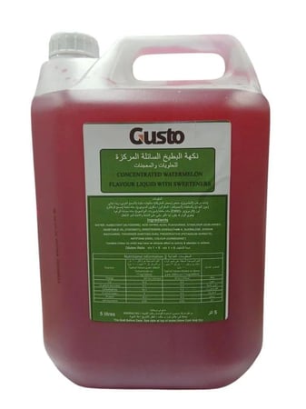 سلاش بطيخ جوستو 5 لتر  |  Gusto Watermelon Flavor Slush 5 liter