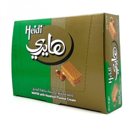 هايدي بالبندق24 حبة | Heidi Wafer with Hazelnut Flavour Cream 24pcs