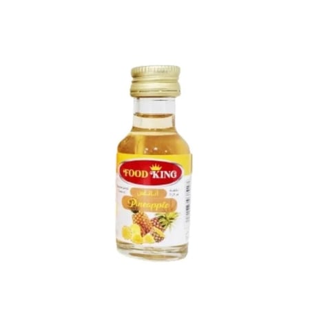نكهة مركزة اناناس فود كنج السرتي 12×28 مل  |  Surti FoodKing Concentrated Pineapple Liquid Flavour 12x28ml