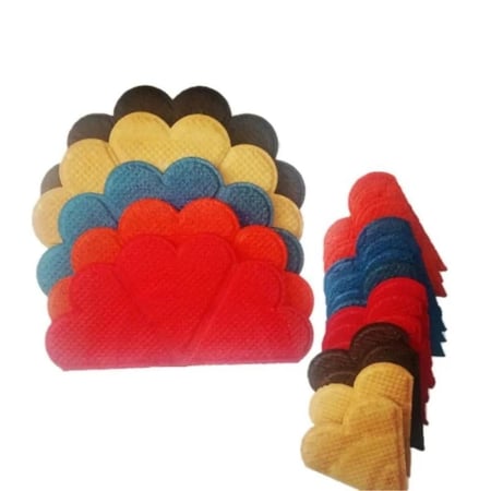 بسكوت قلب ملون باقبص 150-750 جم | Baqabas Colored Heart Biscuit 150 - 750g