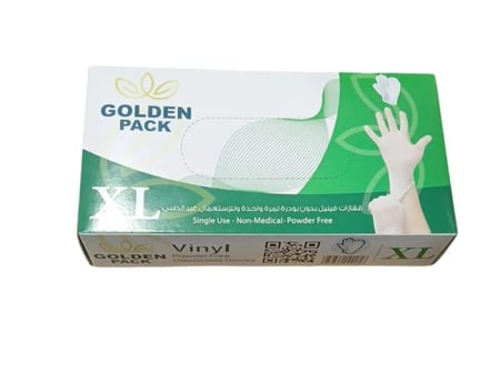قفاز HF شفاف بدون بودرة 70 حبة  |  HF transparent glove without powder 70pcs
