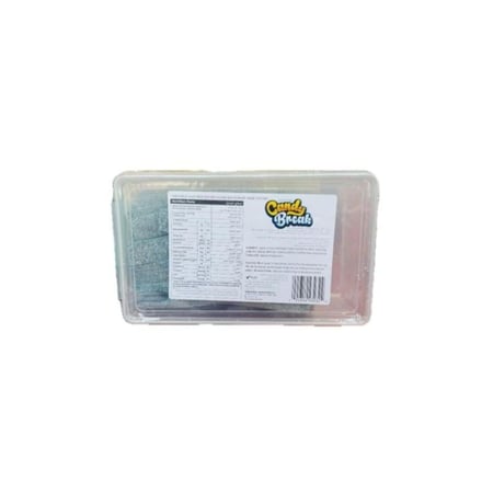 جيلي شريط توت ارزق/عرق سوس ملون بالسكر كاندي بريك 1 كجم | Candy Break Sour Belt Blue Raspberry/RainBow Jelly 1kg