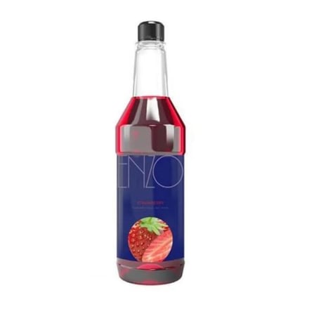 شراب سافورا انزو نكهة الفراولة 750 مل  |  Enzo syrup Strawberry flavor 750 ml
