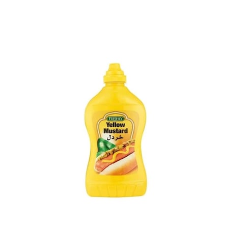 خردل اصفر سكويز فرشلي 8 اونز | Freshly Yallow Mustard Squeeze 8oz