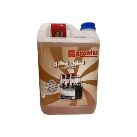 محلول سكري مركز كاروسيل جرانيتا 5 لتر | Carousel Granita Classic Concentrated Sugar Solution 5L