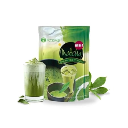 بودرة ماتشا لاتيه 3×1 1 كجم بوسماي  |  Possmei Matcha Green Tea Latte Powder 3x1 1kg