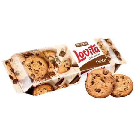 كوكيز لوفيتا شوكولاتة روشن 150 جم  |  Lovita Choco Cookies 150 gm