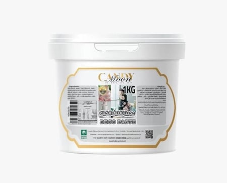 عجينة سكر ديكو لون ابيض القمر 1 كجم  |  Candy Moon Sugar Paste White for Decoration 1kg