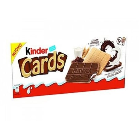 شوكولا كندر كاردس 5×25.6 جم  |  Kinder Cards Chocolate Waffer 5x25.6gm