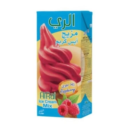 مزيج ايس كريم توت احمر الري 1 لتر  |  Alri Rasberry Soft Mix Ice Cream 1L