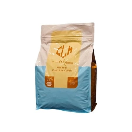اقراص شوكولاتة بالحليب 35% سي ال ام 5 كجم  |  CLM Milk Chocolate 35% Callets 5kg