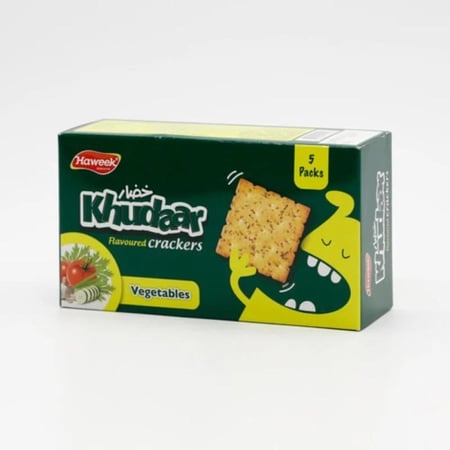 بورقات كراكرز خضار 110 جم حويك  |  Borgat Vegetable Crackers 110gm