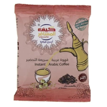 قهوة عربية مسمار كيف المسافر 10×30جم | Kif Almsfr Cloves Instant Arabic Coffee 10x30gm