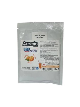 مسحوق سلاش بنكهة البرتقال  اروميو 48جم  |  Aromaio Orange Flavor Slush Powder 48g