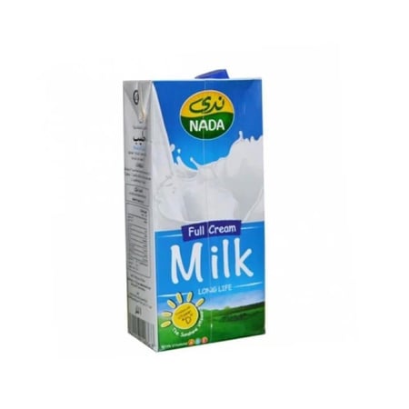 حليب ندى طويل الاجل 1 لتر  |  Nada Long Life Full Fat Milk 1L