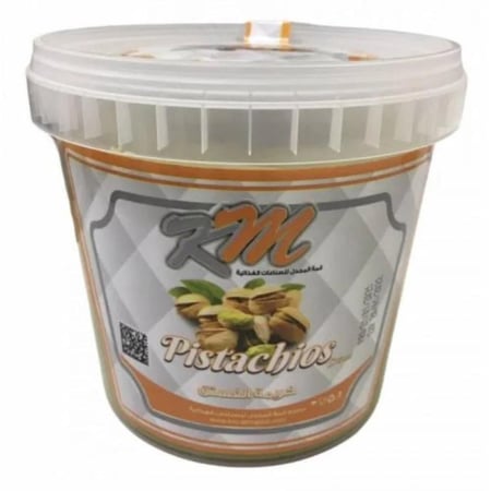 كريمة فستق كم سطل 1 كجم  |  KM Pistachio Cream Pail 1kg