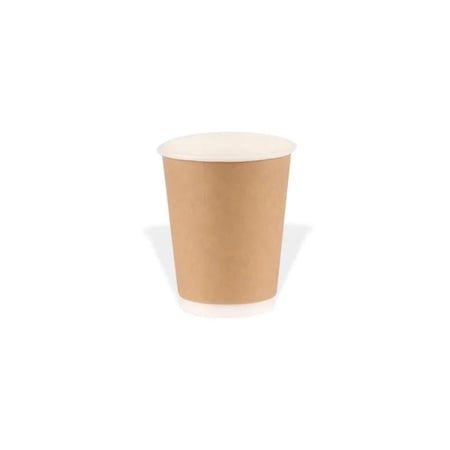 كاسات قهوة دبل 12 اونص بني 25 حبة | Double Coffee Cups 12oz Brown 25 pieces