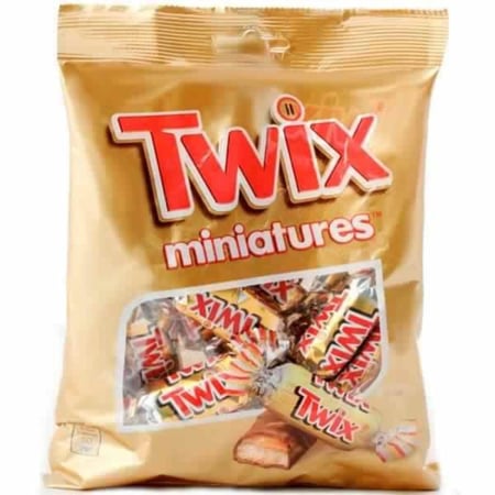تويكس اكياس صغير 150 جم  |  Twix Mini Caramel Chocolate Bag 150g